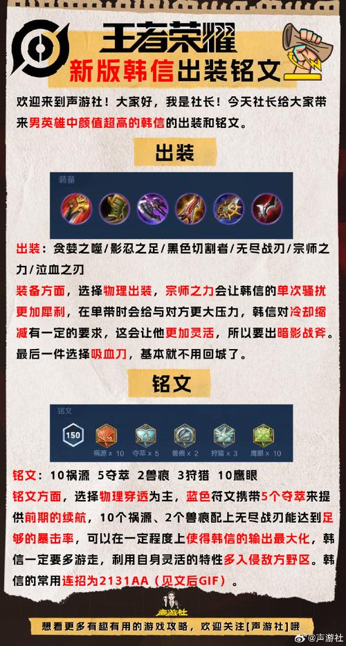 王者荣耀韩信kpl出装,王者荣耀 韩信 出装?-第2张图片-王者荣耀资讯站_攻略_背景故事_玩法 王者荣耀韩信kpl出装,王者荣耀 韩信 出装?-第2张图片-王者荣耀资讯站_攻略_背景故事_玩法