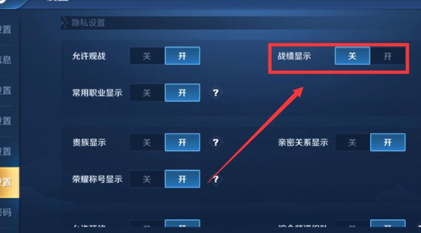 王者荣耀怎么能隐藏战绩记录,王者荣耀怎么隐藏战绩的-第4张图片-王者荣耀资讯站_攻略_背景故事_玩法 王者荣耀怎么能隐藏战绩记录,王者荣耀怎么隐藏战绩的-第4张图片-王者荣耀资讯站_攻略_背景故事_玩法